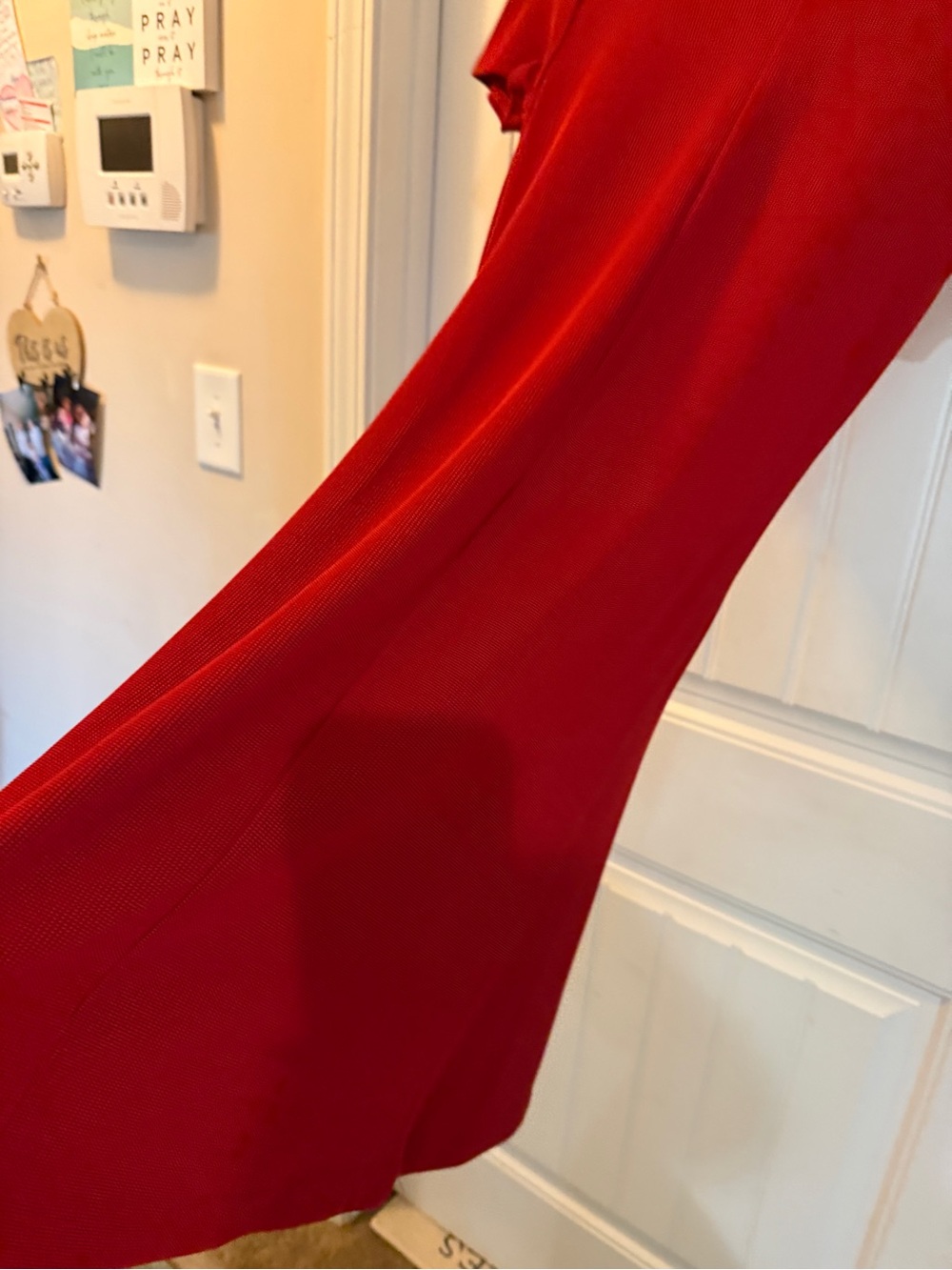 Red Women’s Bodycon Dress - Classic Elegant Fit